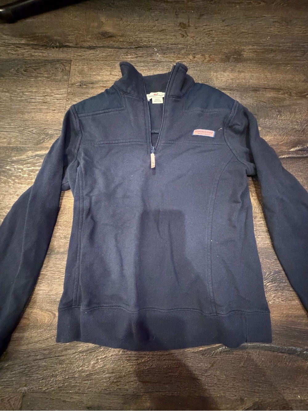 Vineyard Vines Navy Quarter-Zip Pullover